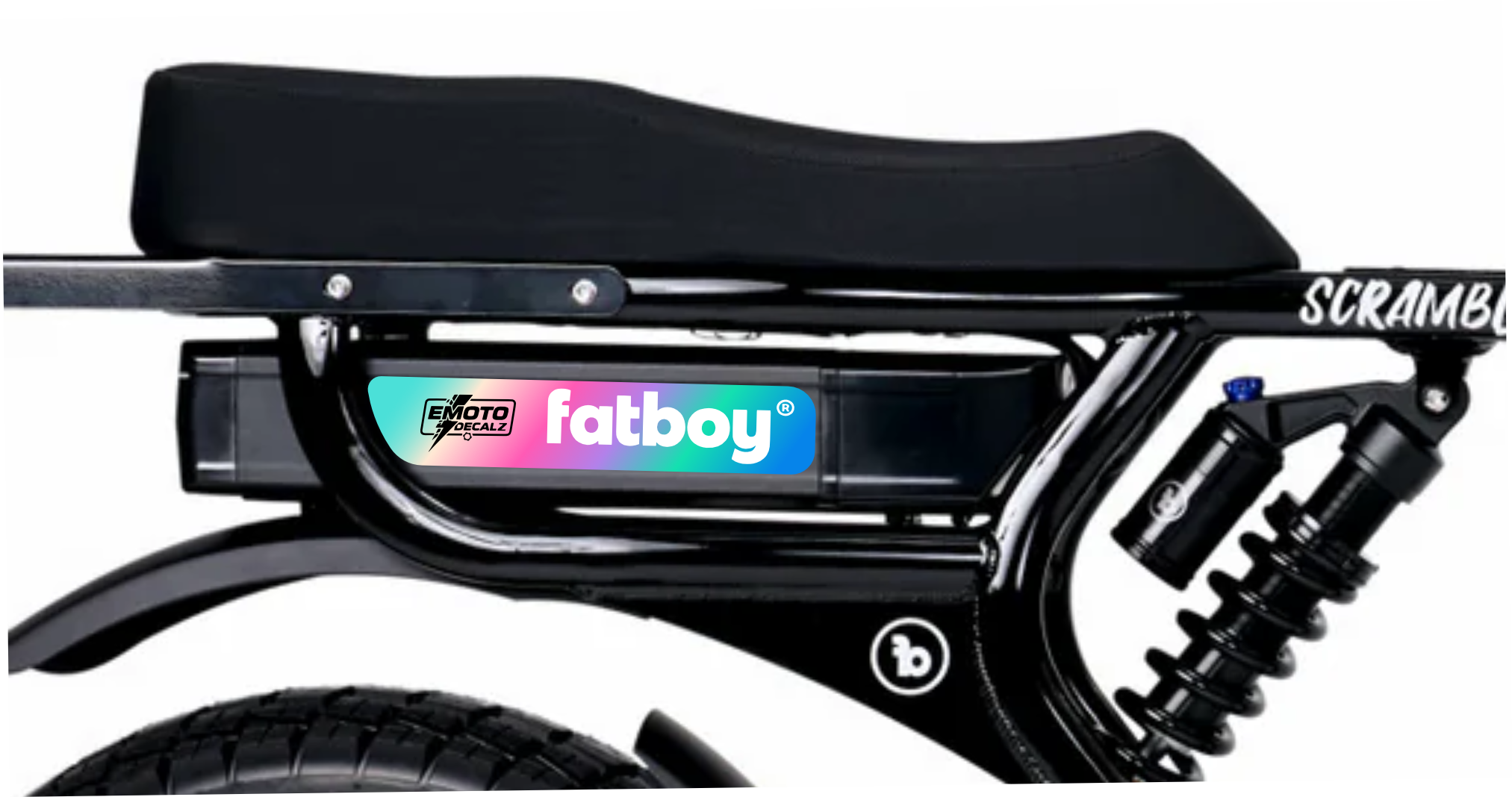 Fatboy Scrambler Battery Decal